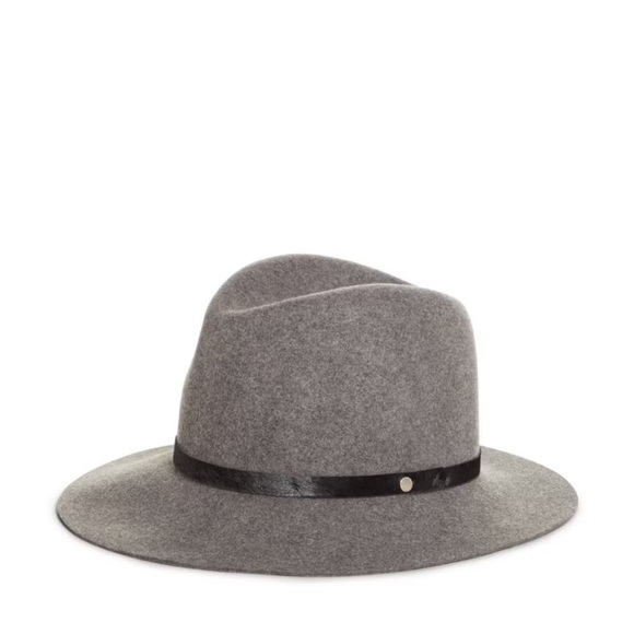 Rag & Bone Charcoal Gray Floppy Brim Fedora - Picture 1 of 5